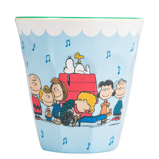 Trinkbecher mit Snoopy, blau