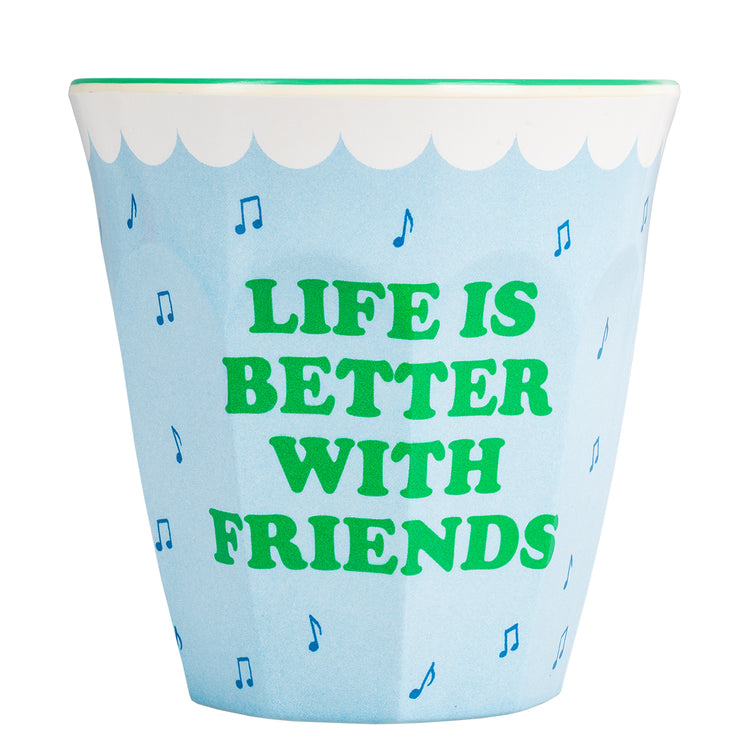 Trinkbecher mit Snoopy aus Melamine, blau