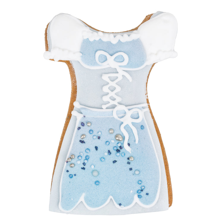 Lebkuchen Keks Dirndl, blau