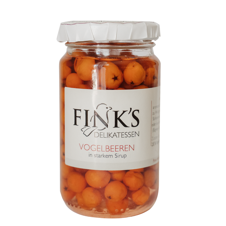 Vogelbeeren in Sirup