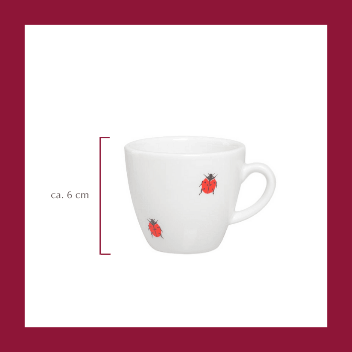 Set Espresso Tasse mit Untertasse - 